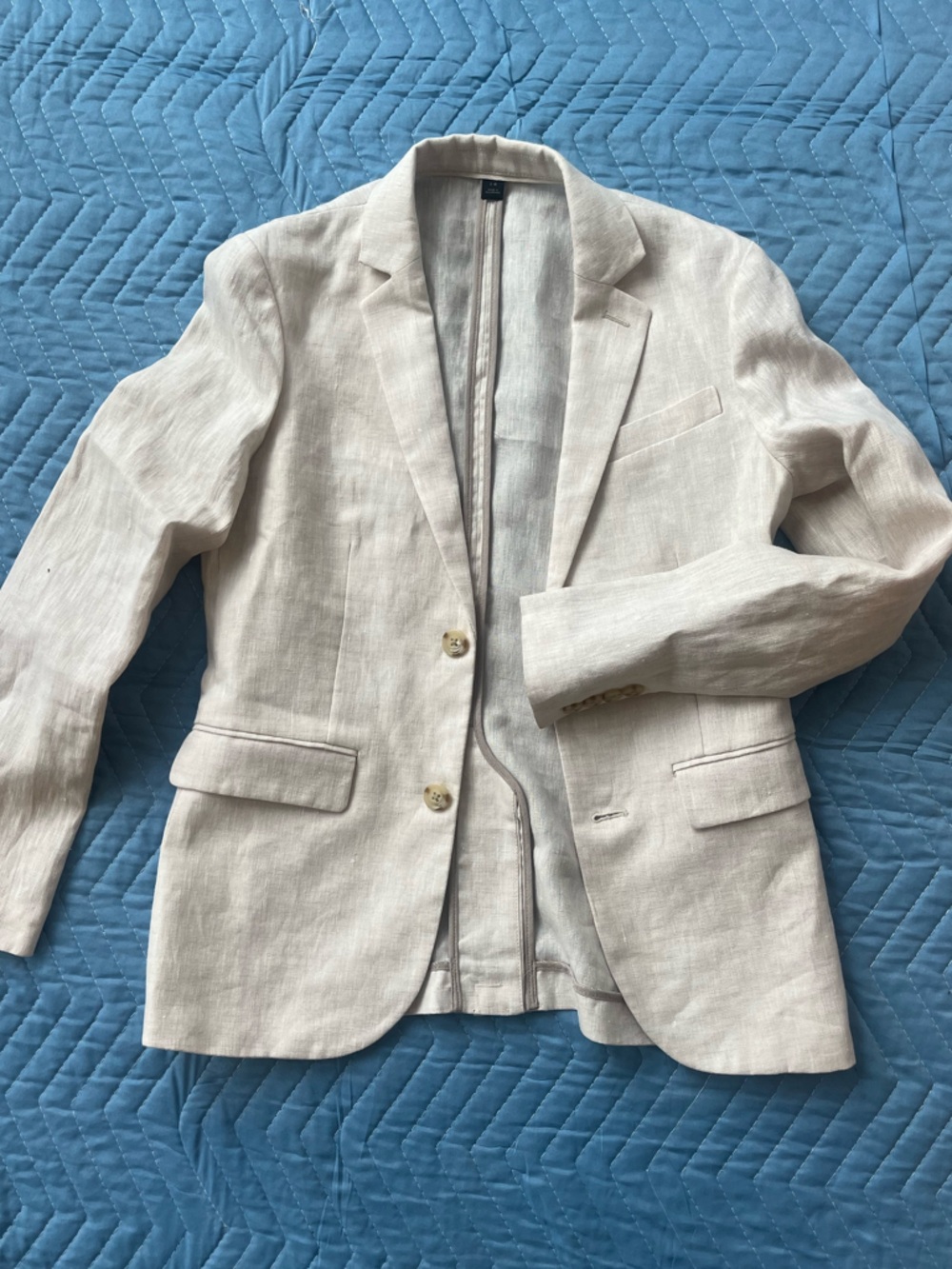 BOYS sz. 14 J.Crew • off white/natural • linen • summer • Blazer • NWT • preppy